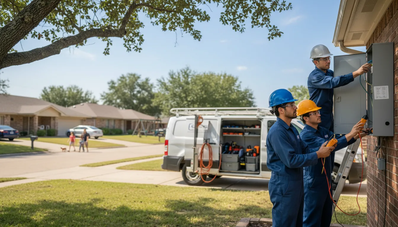 Certified electrician providing emergency electrical services in Strasburg, MO